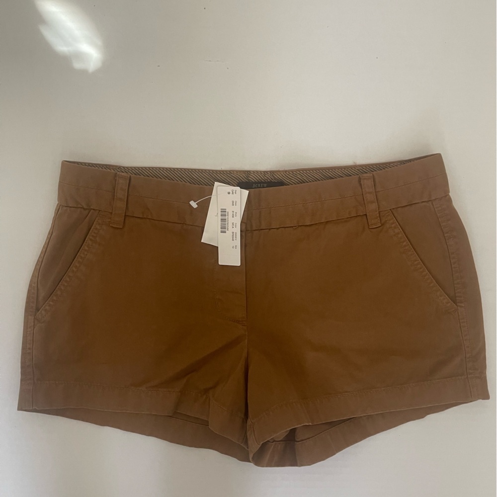 J. Crew Woman’s Brown Chino Shorts Size 10